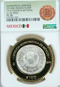 2014 LVR Vo[ 100 y\ 1916 IAnJ 60 y\ NGC PL 70 r[eBt p[tFNg