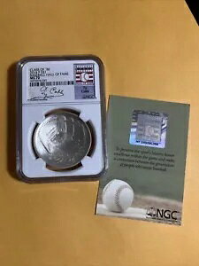 2014P �싅�a������T�C�� TY COBB �L�O�V���o�[ $1 NGC MS70