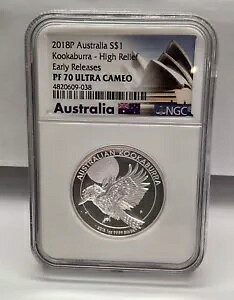 2018P I[XgA Vo[ $1 CJZ~ NGC PF70 UC ER