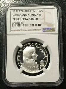 `FRXoLA 100 K 1991 Vo[ v[t RC NGC PF68UC HtKO A}fEX [c@g