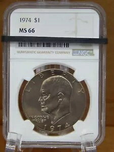 1974 P AC[n[ ACN Vo[ $1 h - Vo[ - NGC MS66 (BT367)