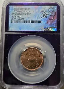 (1960 �N��) 5 �h��Conway & Co. ���g�[�N���ABashlow Restrike�AMS 67 RD by NGC!