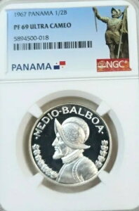 1967 pi} Vo[ 1/2 o{A 1/2B NGC PF 69 Eg JI ȃA gbv |bv