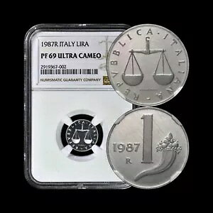 �C�^���A�B 1987�A1 ���� - NGC PF69 - �g�b�v �|�b�v ?? �o�����X�A�X�P�[���A�R�[�k�R�s�A�A�v���[�t