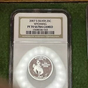 2007-S �V���o�[ ���C�I�~���O NGC PF70 �E���g�� �J���I 50 �B ���V���g�� �N�H�[�^�[ ����!