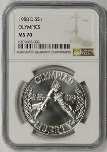 1988-D \EIsbN _Vo[LOh $1 MS 70 NGC