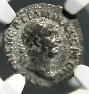 LA[O gC̖ؔn AD 97-117 AR Drachm NGC Choice Fine