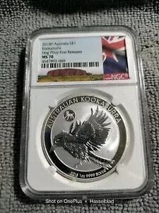 2018 "P" I[XgA 1IX Vo[CJZ~ *DOG PRIVY* $1 NGC MS70