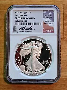 2023-W Silver Eagle NGC PF70 Ultra Cameo [X - Michael Gaudioso