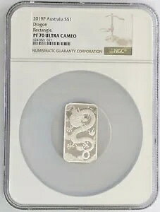 2019-P NGC �I�[�X�g�����A ���N�^���O�� �o�[ �R�C�� �h���S�� 1 �I���X �V���o�[ �v���[�t PF70 UC