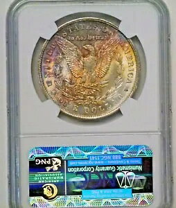 1904-O MORGAN �h�� NGC MS63 ���C���{�[ �����X�^�[ �g�[�j���O ���o�[�X