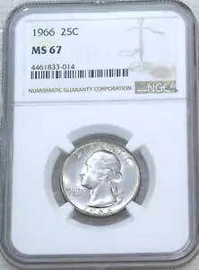 1966 ���V���g�� �N�H�[�^�[ �r�W�l�X �X�g���C�L NGC MS67 �X�[�p�[ ���X�^�[ #K87B