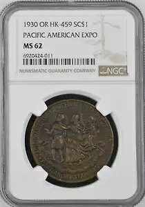 1930 OR HK-459 pVtBbN AJ GLX|A_[ uc NGC MS62 bN _