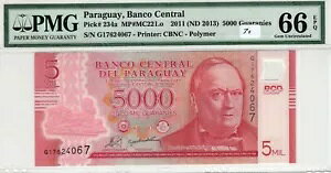 pOAC 2011 5000 Mj[ PMG  UNC 66 EPQ WF sbN 234a