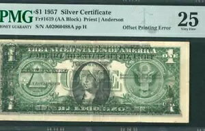 ((�G���[ - �C���N�]��)) $1 1957 �V���o�[�ؖ��� (( PMG - 25 ))
