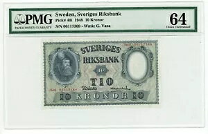 �X�E�F�[�f�� ... P-40i ... 10 �N���[�i ... 1948 ... �`���C�X *UNC* ... PMG 64