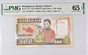 }_KXJABanky Foiben'iA500 t = 100 AA PMG 65 F p-71b