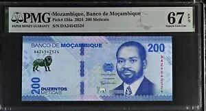 Ur[N 200 eBJ 2024 P 158 a Superb Gem UNC PMG 67 EPQ NR