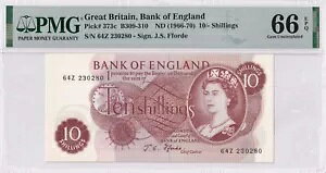 CMX P#373c 10 VO TC J.S.Fforde PMG 66 WF UNC