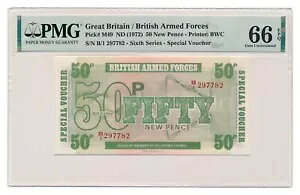 CMX 50 VyX 1972 PMG MS 66 EPQ Ζ