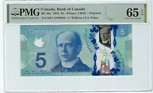 �J�i�_ Bc-69c $5 �v���t�B�b�N�X HYC Wilkins-Poloz PMG 65 EPQ