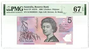 2008 I[XgA 5 h NC[ GUxX 2 AP-57fAEPQ Superb Gem UNC PMG 67