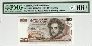 �I�[�X�g���A 1986 20 �V�����O PMG �F�莆�� UNC 66 EPQ �W�F���s�b�N 148