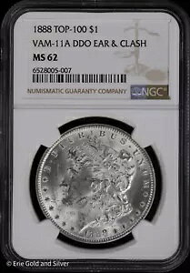 1888-P $1 �����K�� �V���o�[ �_���[ NGC MS 62 | VAM-11A DDO �C���[ & �N���b�V�� �g�b�v 100
