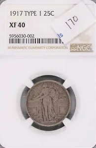 1917 �^�C�v 1 �X�^���f�B���O ���o�e�B �V���o�[ �N�H�[�^�[ NGC XF-40 #0-002