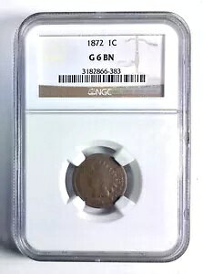 1872 CfBAwbh Zg 1? ? NGC G6 BN (ǍDȏ / uEJ[)