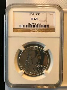 1957 �t�����N���� NGC PF68 50c �n�[�t�_���[