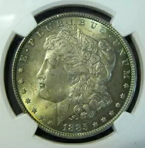1885 P $1 K _[ NGC MS63 ~ VSS VAM 1L (_C u[N "E") ~R6~ (bg 2-11)
