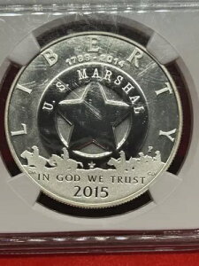 2015-P $1 US Marshals Service  69 ̃Eg J NGC ؐWP[XɎ߂܂ ?????