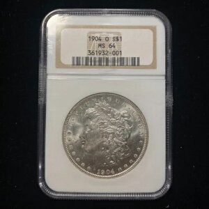 1904�N O ���[�K�� �V���o�[ �_���[ $1 NGC MS64 �Â�������BU ���C���{�[�g�[��