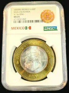 2005 ���L�V�R �V���o�[ 100 �y�\ S100P �o�n�J���t�H���j�A NGC MS 65 �i�C�X�g�[�j���O�g�b�v�|�b�v