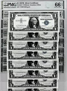 $1 1957B ? �V���o�[�ؖ��� *17097242 B 13 ���� PMG 66 �̃X�^�[�m�[�g�� 1 ���w��