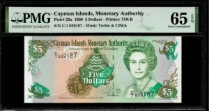 PC} 5 h 1998 PMG 65 EPQ UNC P#22a NC[ GUxX 2 