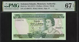 \ 2 h 1977 PMG 67 EPQ UNC Pick#5aANC[ GUxX 2 