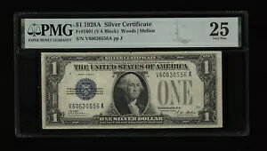 DBR 1928-A $1 Vo[ t@j[obN Fr. 1601 VA ubN PMG 25 VA V60630556A