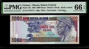 MjA - rTE 5000 y\ 1993 PMG 66 EPQ UNC sbN # 14b v^[:TDLR