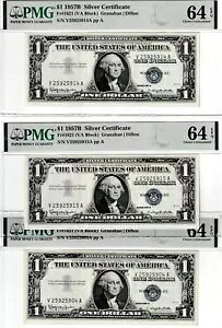 $1 1957 B �V���o�[�ؖ����m�[�g ���s�[�^�[ �V���A���ԍ� V 259-259 A PMG �� 1 �I�����Ă�������
