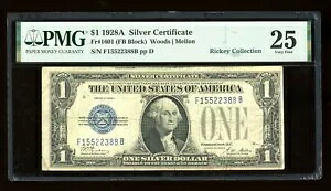DBR 1928-A $1 Vo[ t@j[obN Fr. 1601 FB ubN PMG 25 VA F15522388B
