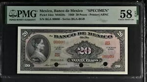 LVRs SPECIMEN P#54ns M4639s 1969 20 y\ PMG Ch. UNC 58 EPQ ɂ