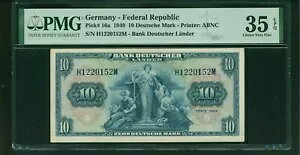 �h�C�c 10 �h�C�c�}���N 1949 P.16a PMG Ch XF 35