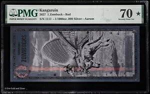 2027 �J���K���[�C�� �V���o�[ �o�b�N �]���o�b�N #1111 1/1000 �I���X �t�H�C�� �m�[�g PMG 70 �]���o�b�N