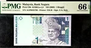 PMG GEM 66 EPQ }[VA 1 Mbg B/m[g S/N AGP0835798 (+ 1 m[g)#19371