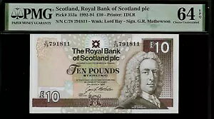 XRbgh 10 |h 1994 PMG64 EPQ UNC P#353aAV[Y C/78 C oN Iu XRbgh