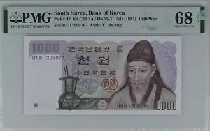 ؍ 1983 1,000 1000 EHAP 47AUNC PMG 68 EPQ