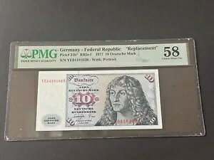 10 �h�C�c�}���N/�h�C�c/�����m�[�g - 1977 - YE-.B / �s�b�N 31b / PMG 58-