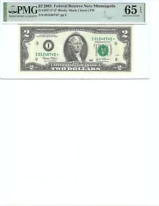2003 $2 FRN FR1937-I* PMG 65 EPQA~lA|X * S/N I01240745* ɒӂĂB